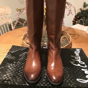 Sam Edelman whiskey leather riding boot